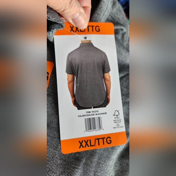 JACHS NEW YORK MEN'S SHORT SLEEVE SHIRT XXL Black NWT - Picture 6 of 14